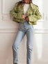 'Eilith' Cropped Plaid Jacket - Celes Fashion